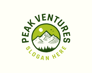 Everest - Mountain Nature Adventure logo design