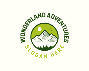 Mountain Nature Adventure logo design