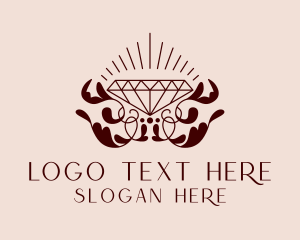 Diamond Jewelry Boutique logo design