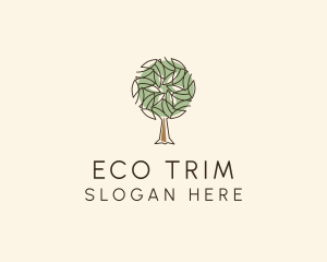 Nature Eco Tree logo design