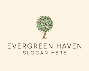 Nature Eco Tree logo design