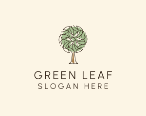 Nature Eco Tree logo design