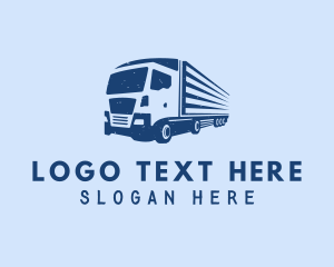 Vehicle - Logistics Trailer Truck logo design