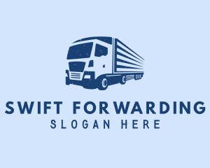 Logistics Trailer Truck logo design