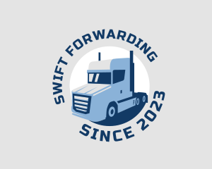 Trucking Haulage Vehicle logo design