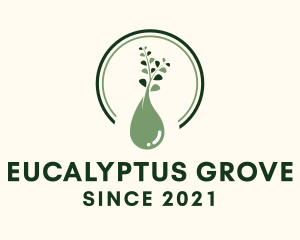 Eucalyptus Oil Essence  logo design