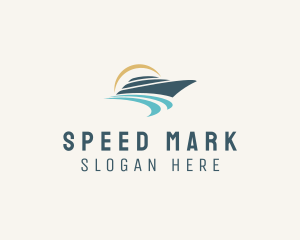 Sea Boat Cruise logo design