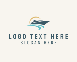 Sea Boat Transport  Logo