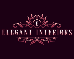 Crest Floral Decorative logo design