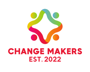Activism - Colorful Community Charity logo design