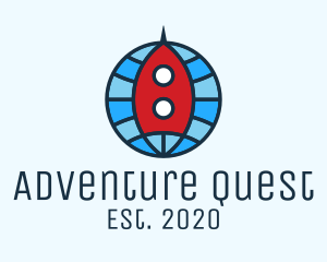 Expedition - Global Rocket Expedition logo design