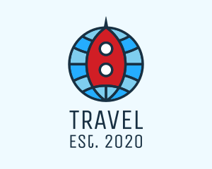 Atlas - Global Rocket Expedition logo design