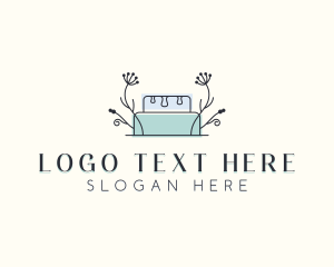 Food Blog - Floral Cake Bakery logo design