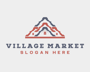 Village - Village Homes Roofing logo design