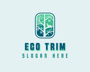 Treehouse Eco Arborist logo design