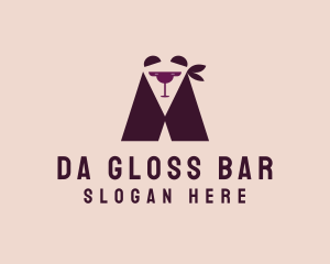 Wine Bar Panda  logo design