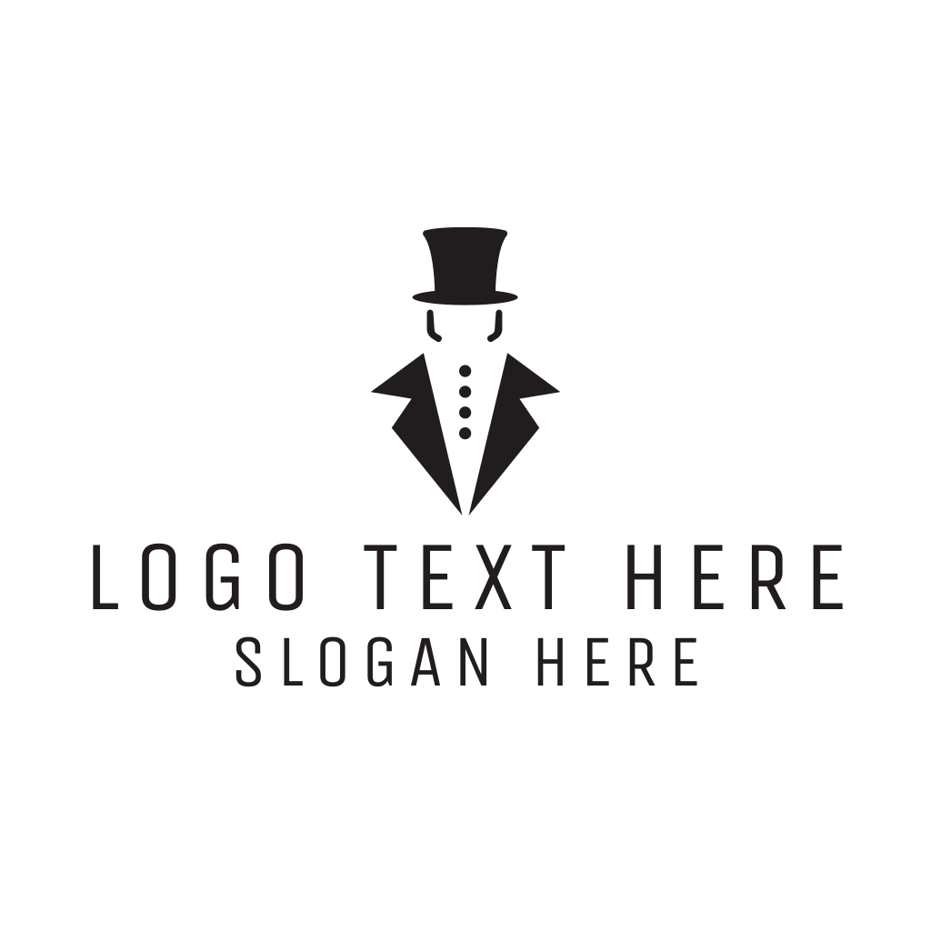 Top Hat Tuxedo Gentleman Logo | BrandCrowd Logo Maker