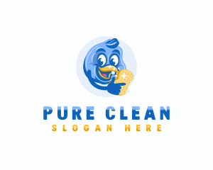 Bird Sponge Cleaning logo design