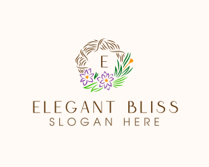 Floral Wreath Decor Logo