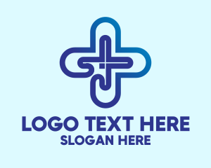 Healthcare - Medical Cross Pattern logo design