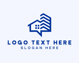Roofing - Property Leasing Contractor logo design