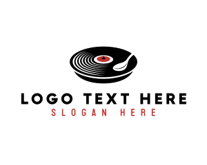 Karaoke - Vinyl Music Diner logo design