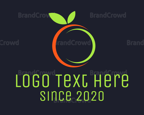 Organic Citrus Fruit Logo