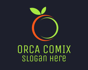 Organic Citrus Fruit Logo