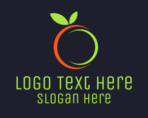 Organic Citrus Fruit Logo