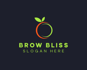 Organic Citrus Fruit logo design