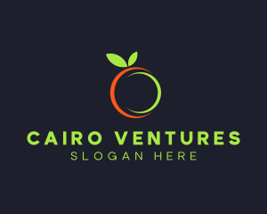 Organic Citrus Fruit logo design