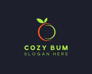 Organic Citrus Fruit logo design