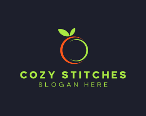 Organic Citrus Fruit logo design