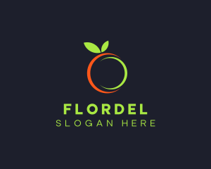 Organic Citrus Fruit logo design