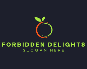 Organic Citrus Fruit logo design