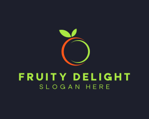 Organic Citrus Fruit logo design