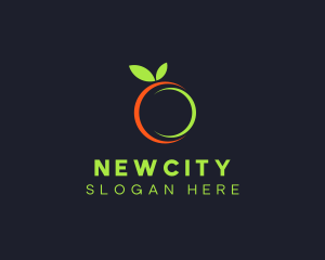 Organic Citrus Fruit logo design