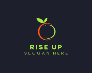 Organic Citrus Fruit logo design