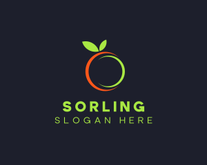 Organic Citrus Fruit logo design