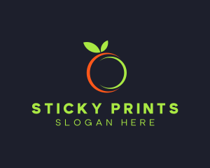 Organic Citrus Fruit logo design