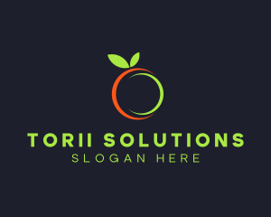 Organic Citrus Fruit logo design