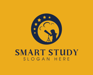 Study - Child Astronomy Study logo design