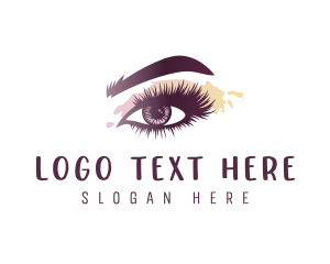 Esthetician - Eyelash Beauty Salon logo design