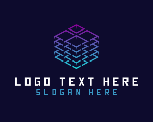 Information - Technology Storage Box logo design