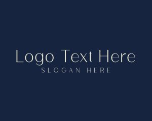 High End Minimalist Brand Logo