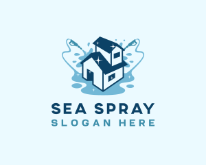 Pressure Washing Sanitation logo design