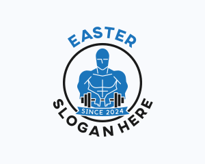 Male - Bodybuilder Fitness Gym logo design