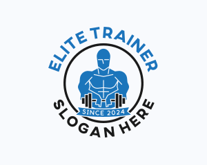 Bodybuilder Fitness Gym  logo design