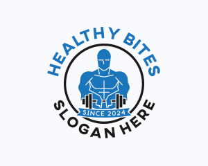 Bodybuilder Fitness Gym  logo design