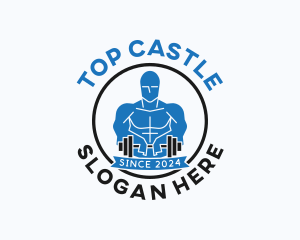 Preparation - Bodybuilder Fitness Gym logo design